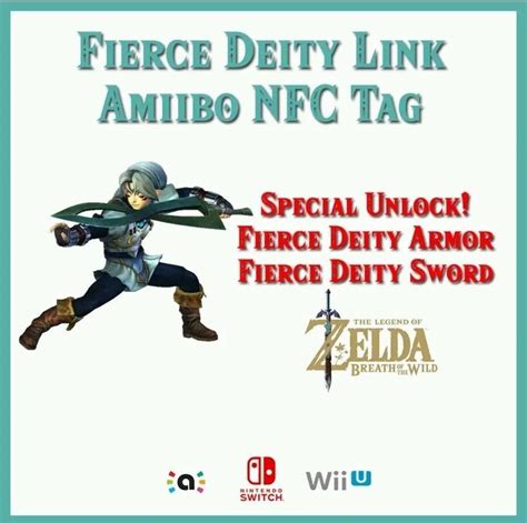 nfc tags fierce deity|breath of the wild fierce deity.